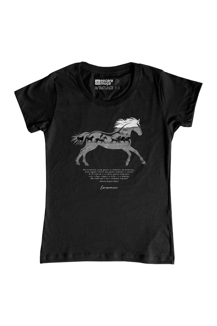 CAMISETA FEM ELEMENTO ORIGINAL ESTAMPA DIGITAL - SF035