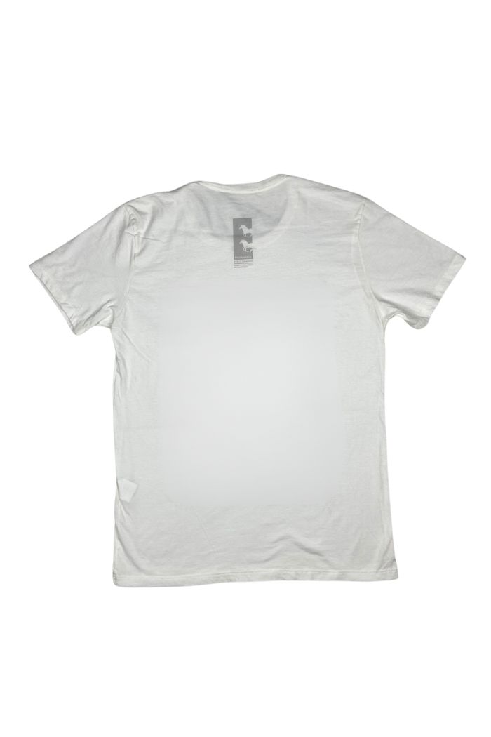 CAMISETA MASCULINA SLIM PERFIL GARANHAO OFFWHITE