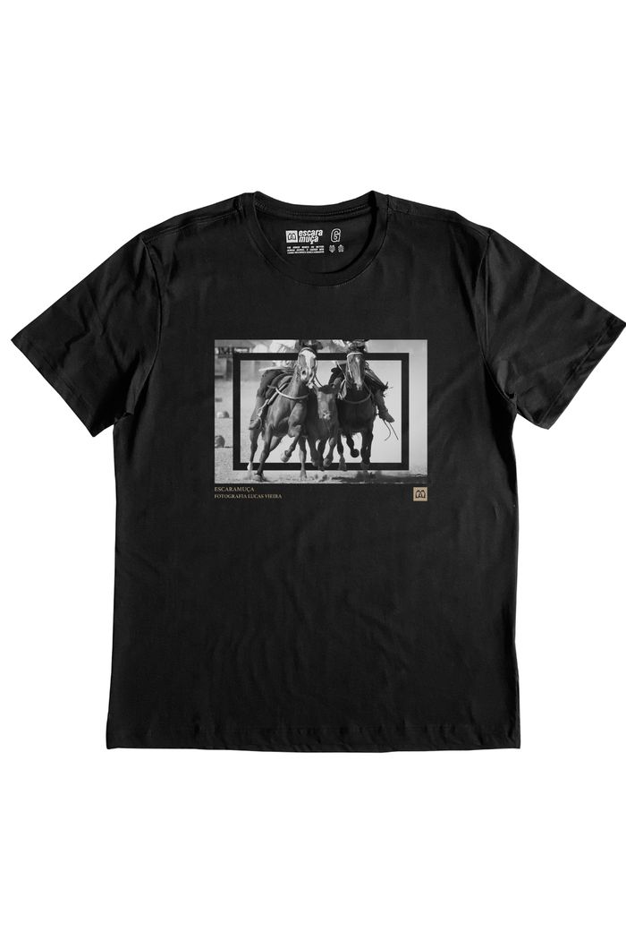CAMISETA MASC PALETEADA ESTAMPA DIGITAL - SM019