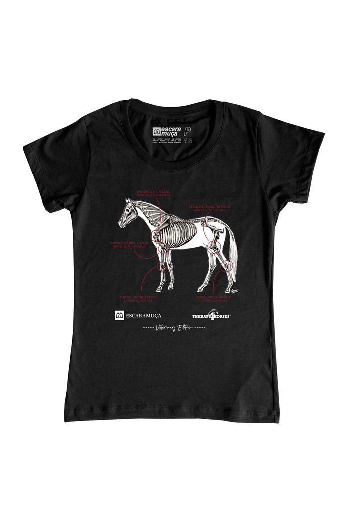 CAMISETA FEM VETERINARY ESTAMPA DIGITAL - SF012