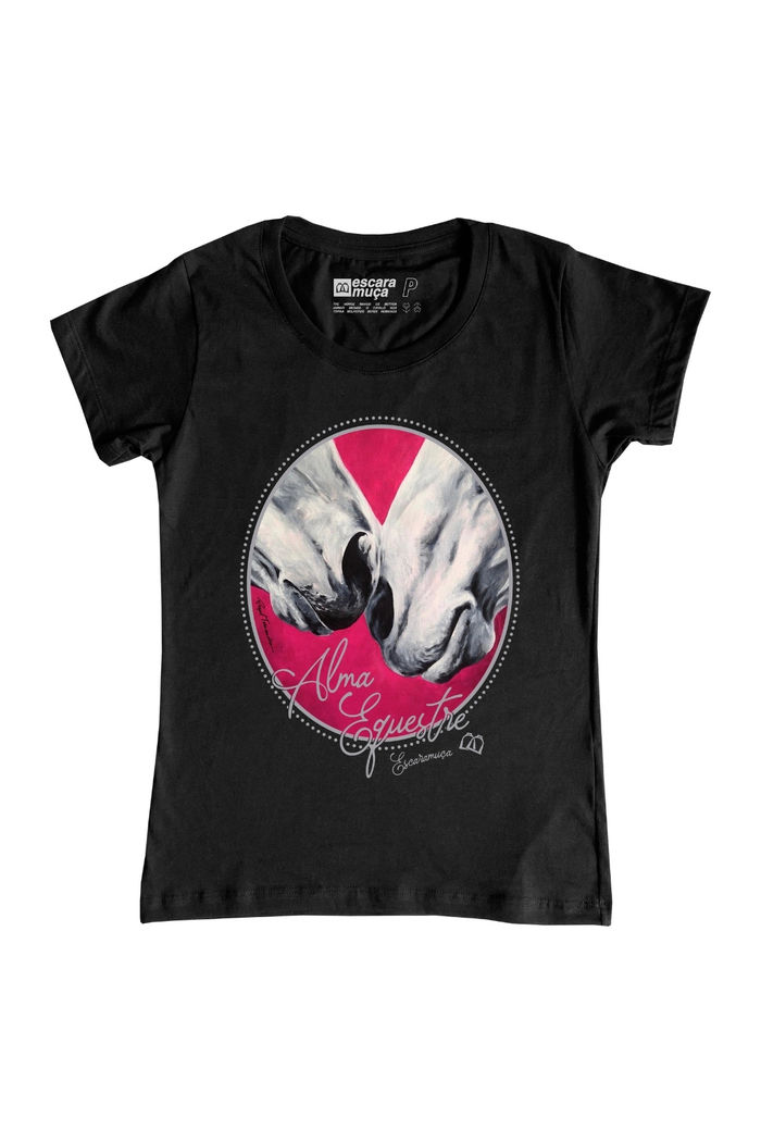 CAMISETA FEM ALMA EQUESTRE ESTAMPA DIGITAL - SF019