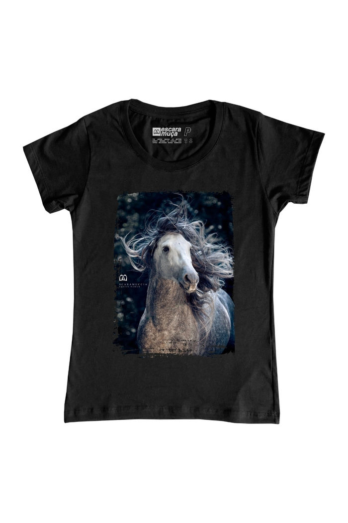 CAMISETA FEM CRINA ESTAMPA DIGITAL -SF038