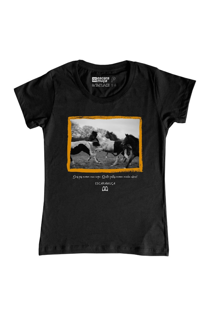 CAMISETA FEM LIBERDADE ESTAMPA DIGITAL - SF013