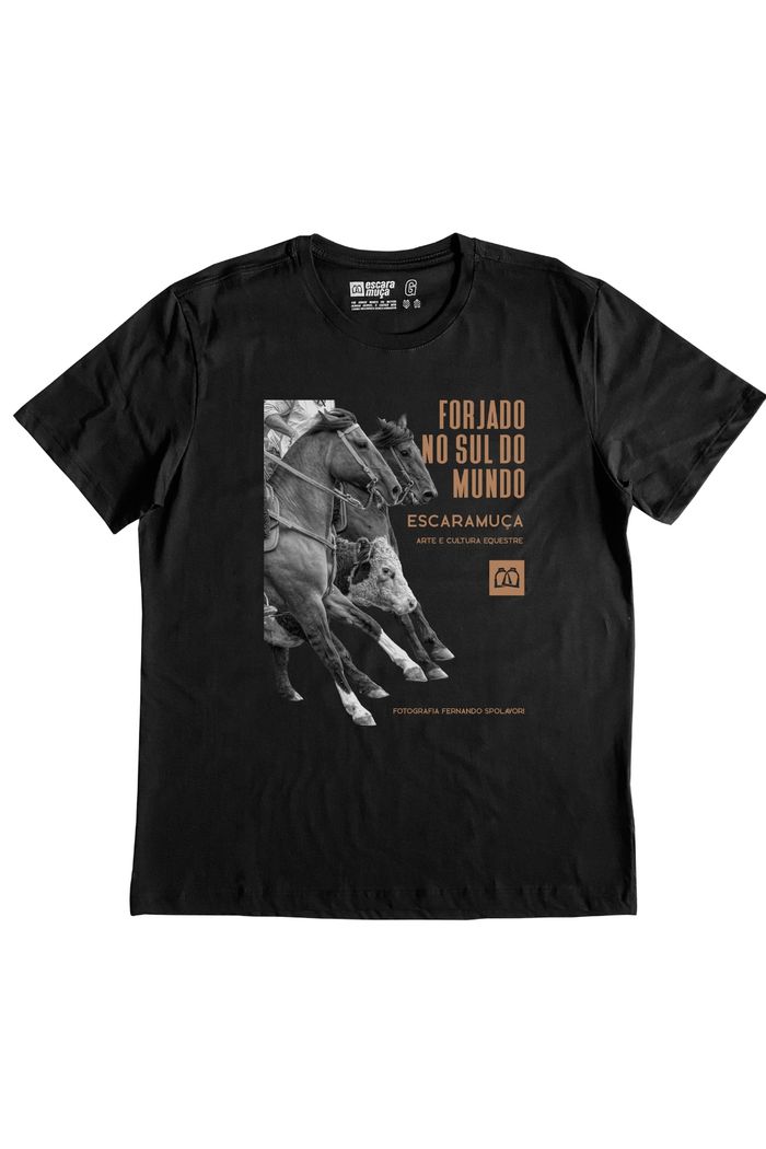 CAMISETA MASC PALETEADA ESTAMPA DIGITAL - SM013