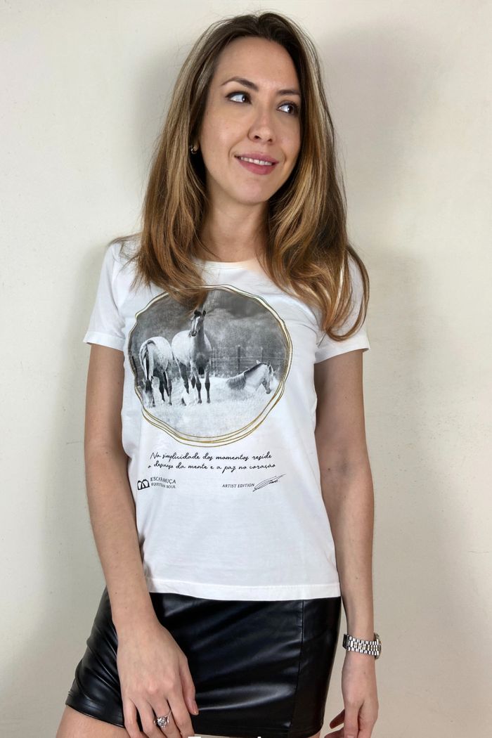 CAMISETA FEMININA PAZ - 1F195