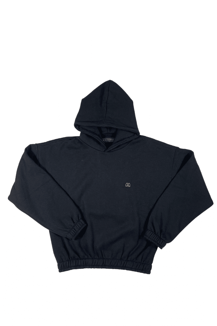 CASACO MOLETOM FEMININO COM CAPUZ LOGO EM GEL RELEVO (1F52)