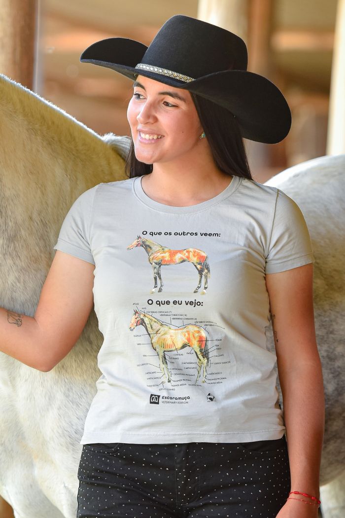 CAMISETA FEMININA LINHA VETERINÁRIA - 1F167