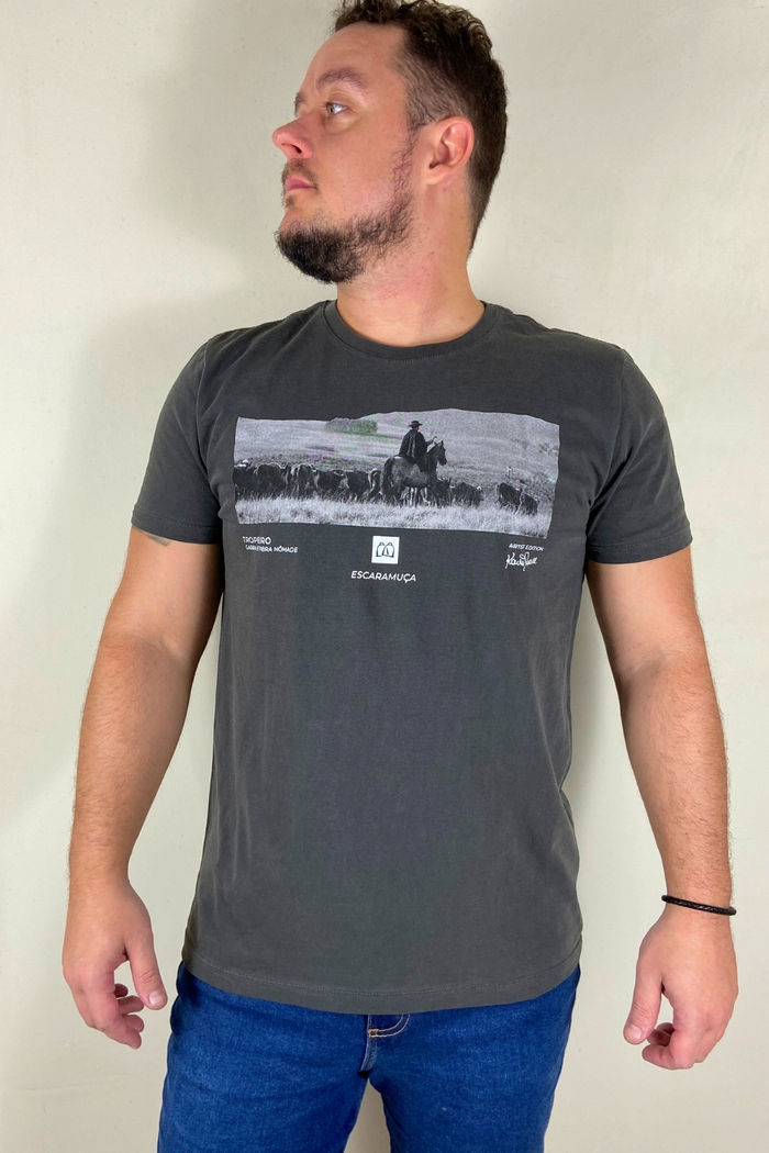 CAMISETA MASCULINA  TROPEIRO ESTONADA 1M90