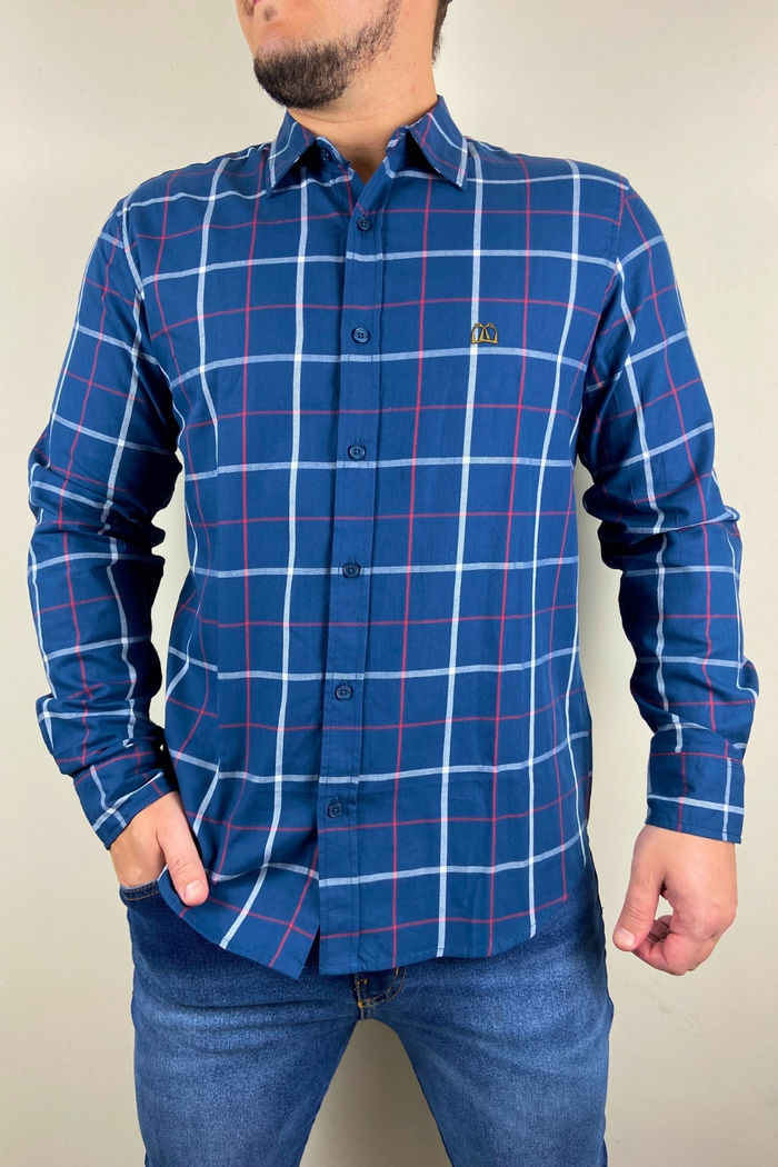 CAMISA MASCULINA XADREZ (1M55)