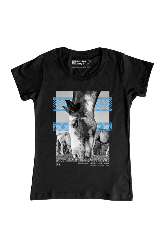CAMISETA FEM BUCOLIC ESTAMPA DIGITAL - SF049