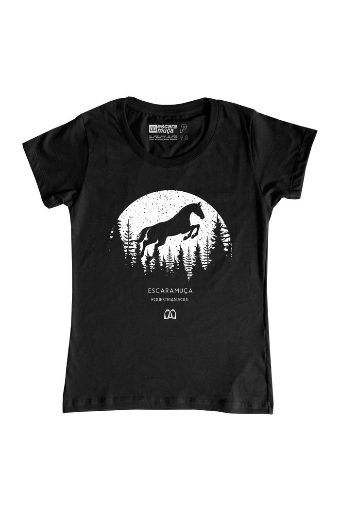 CAMISETA FEM LUA ESTAMPA DIGITAL - SF025