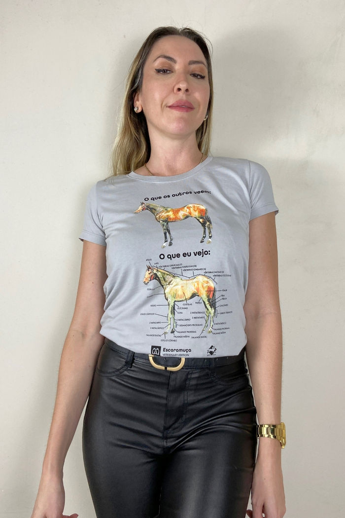 CAMISETA FEMININA LINHA VETERINÁRIA - 1F167