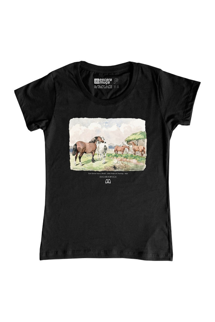 CAMISETA FEM ARTE ESTAMPA DIGITAL - SF010
