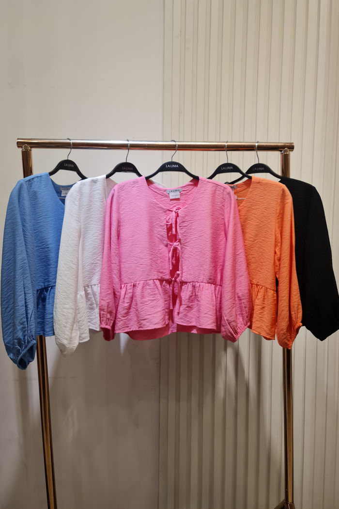 Bata Lisa de Lacinhos 5 Cores