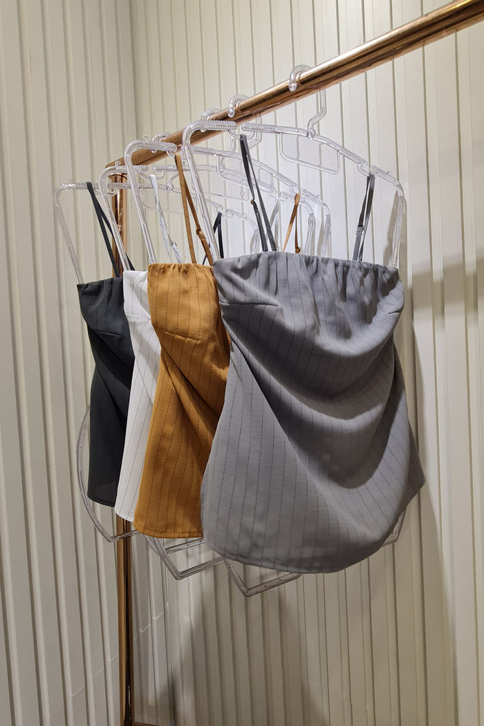 Blusa Alongada Risca de Giz 4 Cores