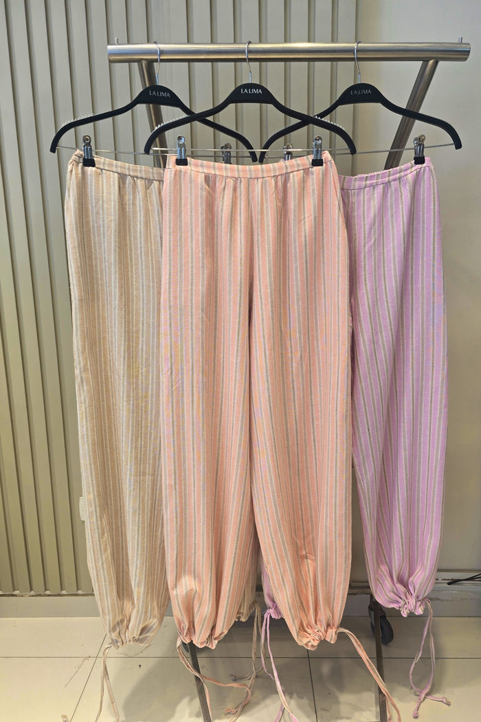 Calça Pantalona Aladim Linho 3 Cores