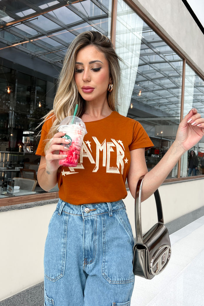 Tshirt Dreamer Caramelo