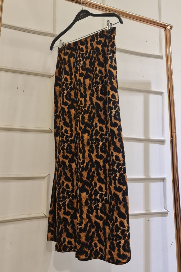Saia Sereia Animal Print Viscose