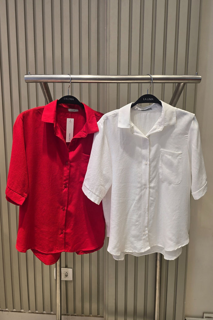 Camisa Karen Manga Curta 2 Cores