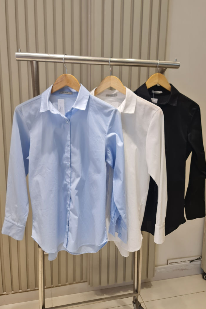 Camisa Oversized Clássica em Tricoline 3 Cores