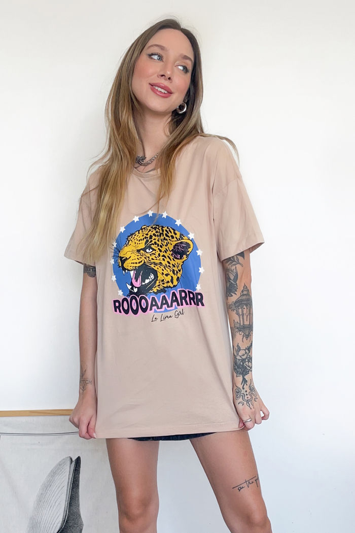 OVER Tshirt ROAR Tigre 3 cores