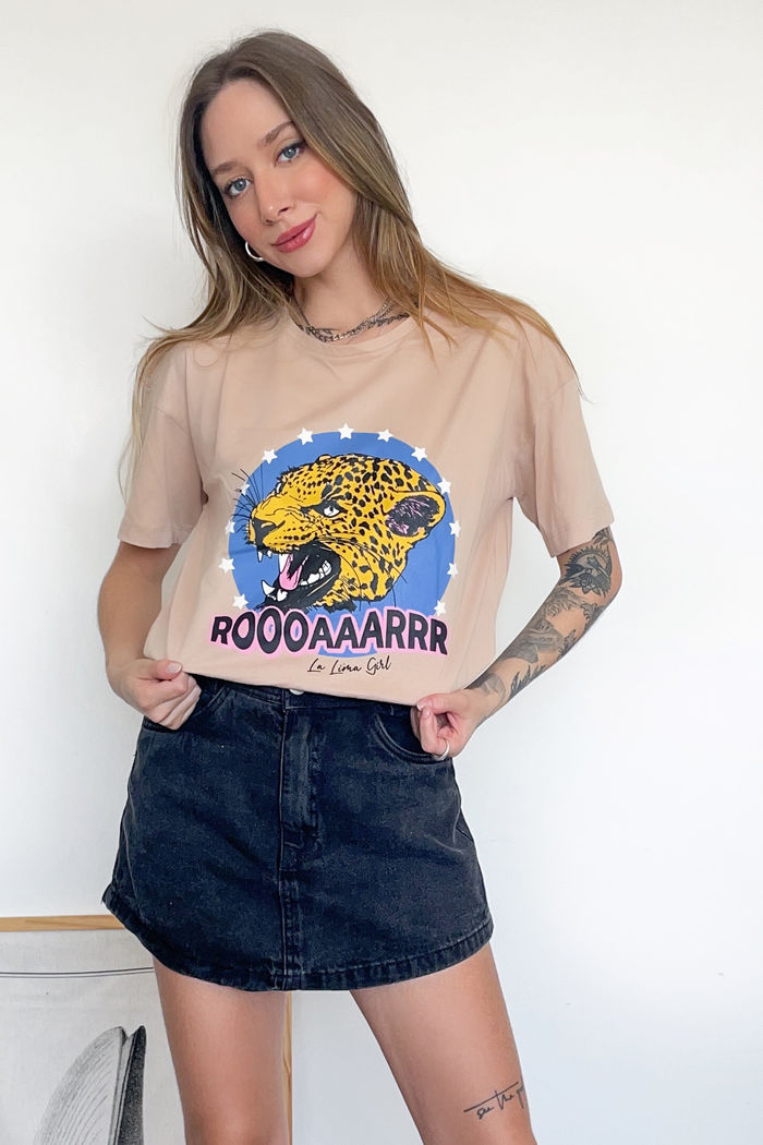 OVER Tshirt ROAR Tigre 3 cores