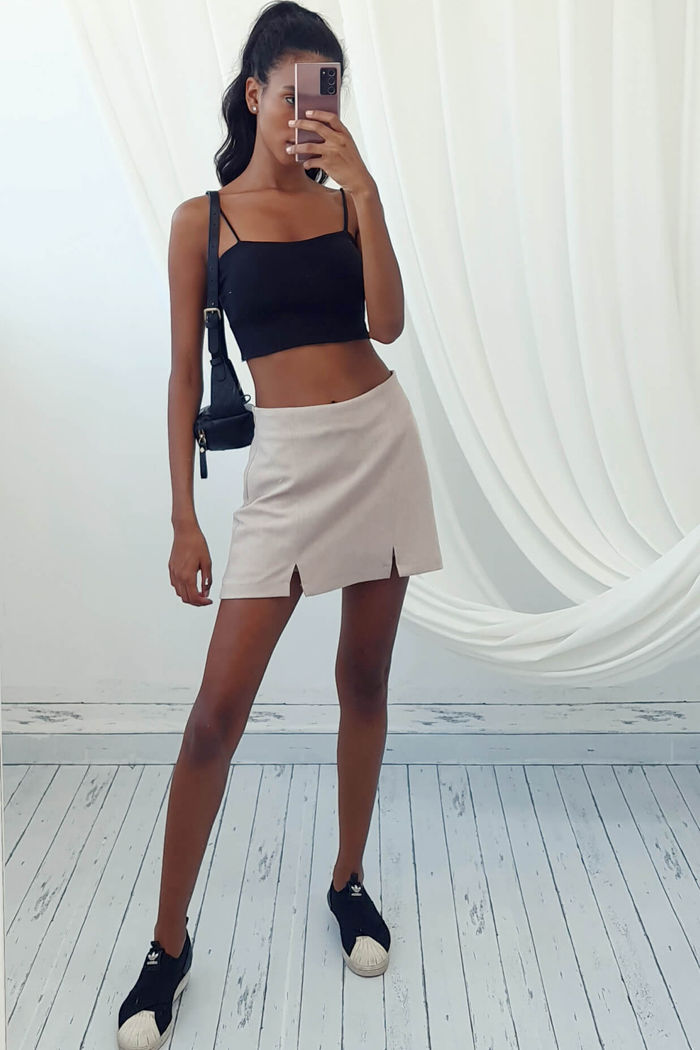 Top Candy Tricot Preto