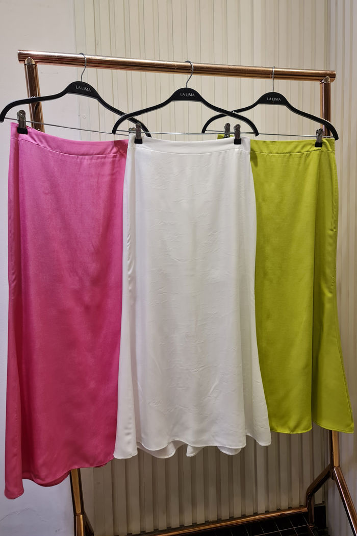 Saia Sereia Acetinada 3 Cores