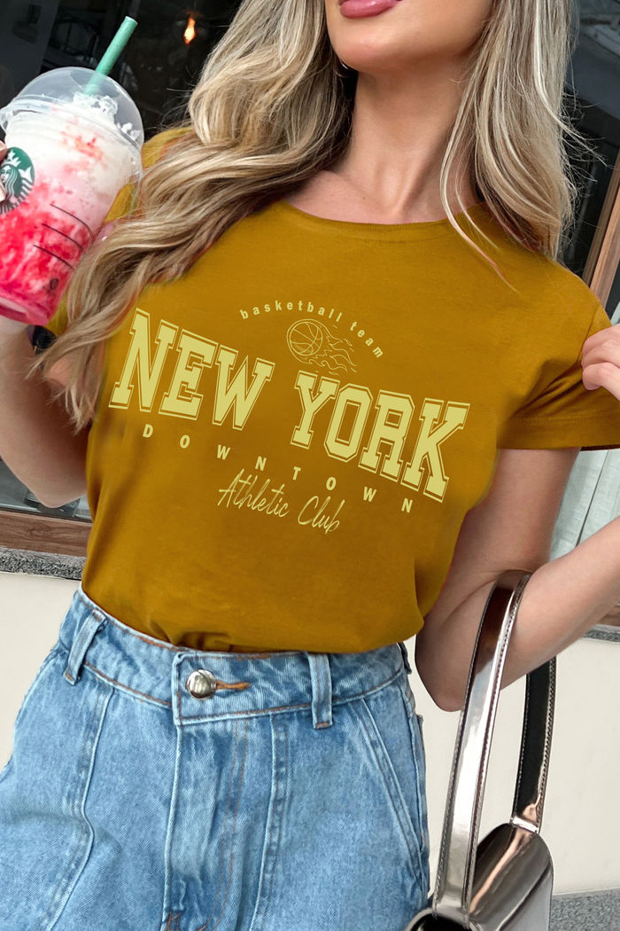 Tshirt Basket New York Mostarda