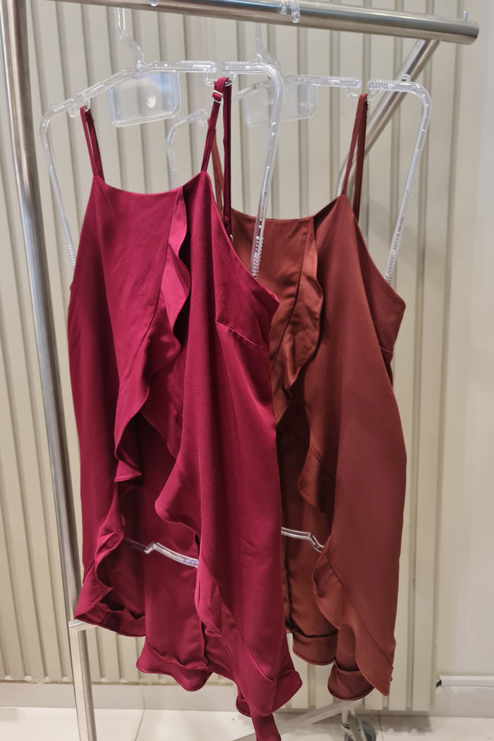 Túnica de Babados Transpassada 2 Cores