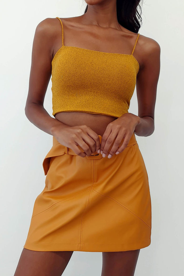 Top Candy Tricot Mostarda