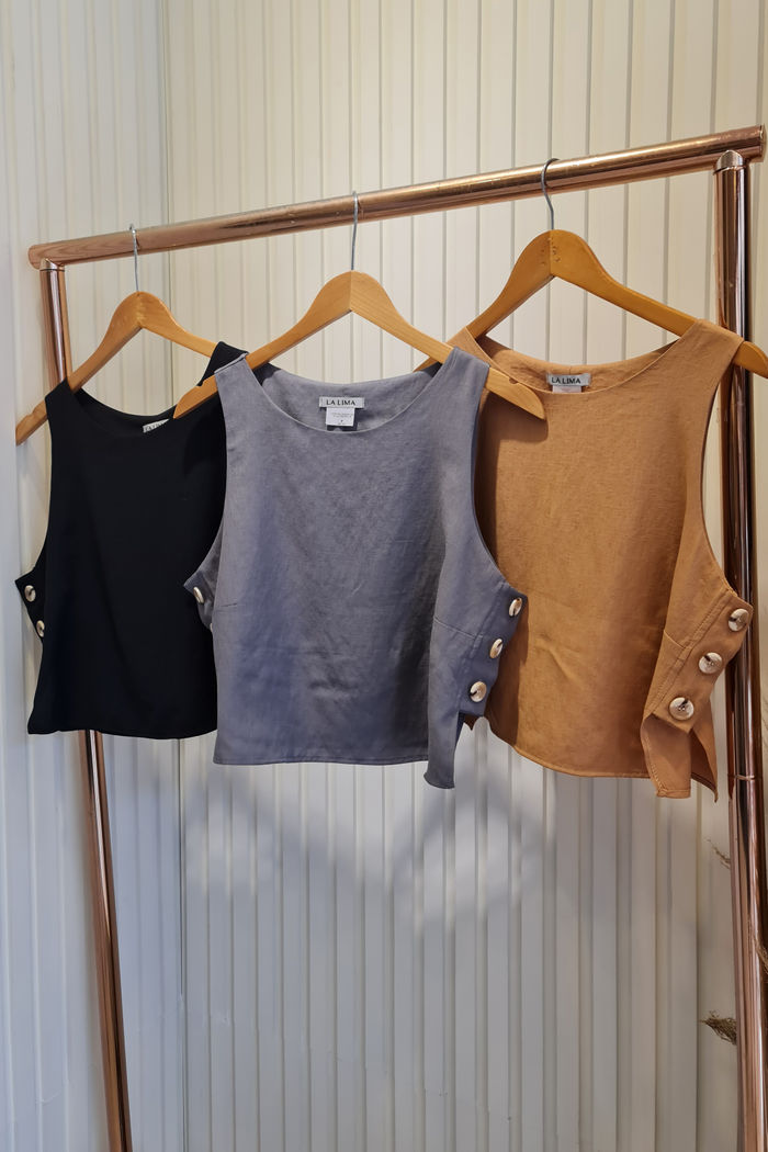 Blusa Botões na Lateral 3 cores