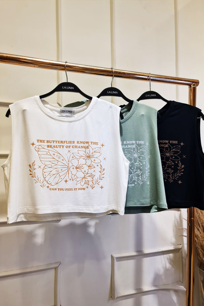 Regata Tee Borboleta Cores