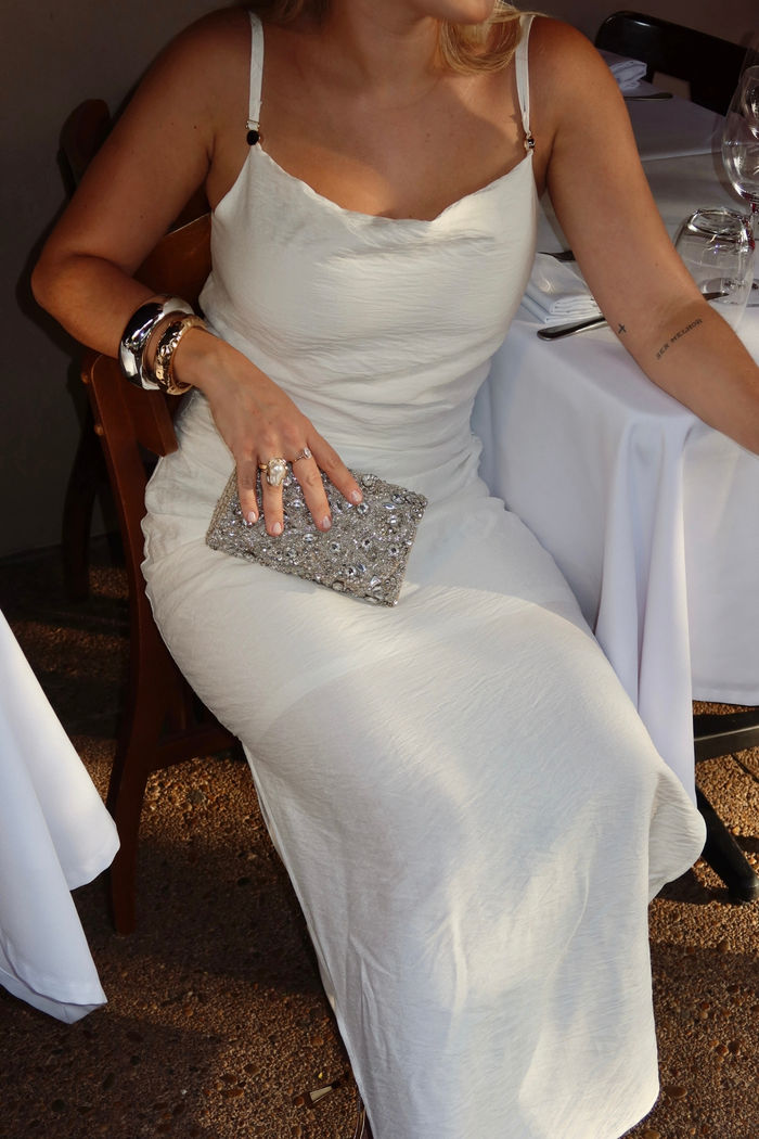 Vestido Longo Degagê Pingente Dourado 2 Cores