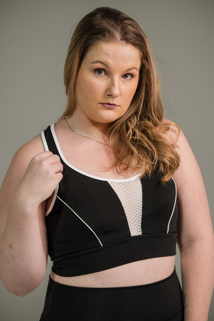 Top Com filete Colorido