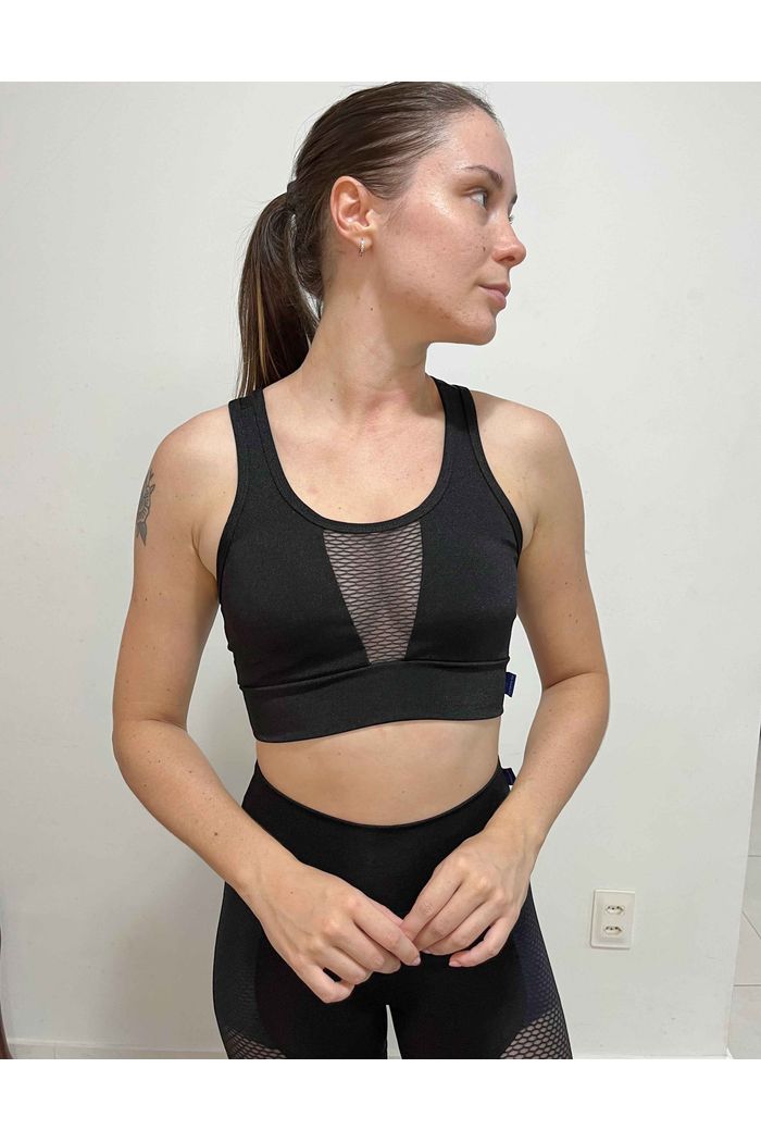 Top Com Tule Frontal