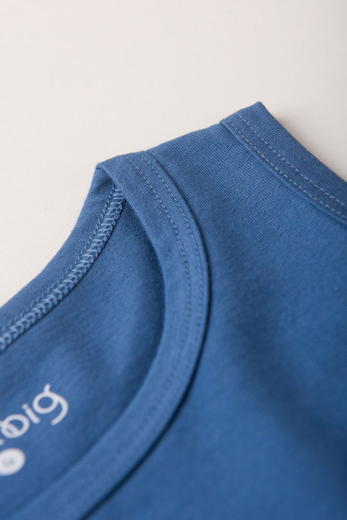 Combo 2 Regatas Menino - Azul Anil e Vermelho Cedro