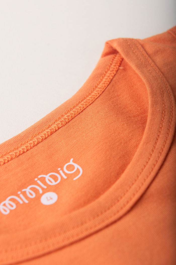 Combo 2 Regatas Menino - Laranja Tangerina e Azul Turquesa