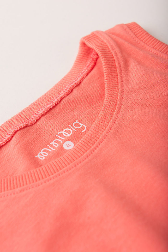 Regata Menina 100% Algodão - Rosa Coral