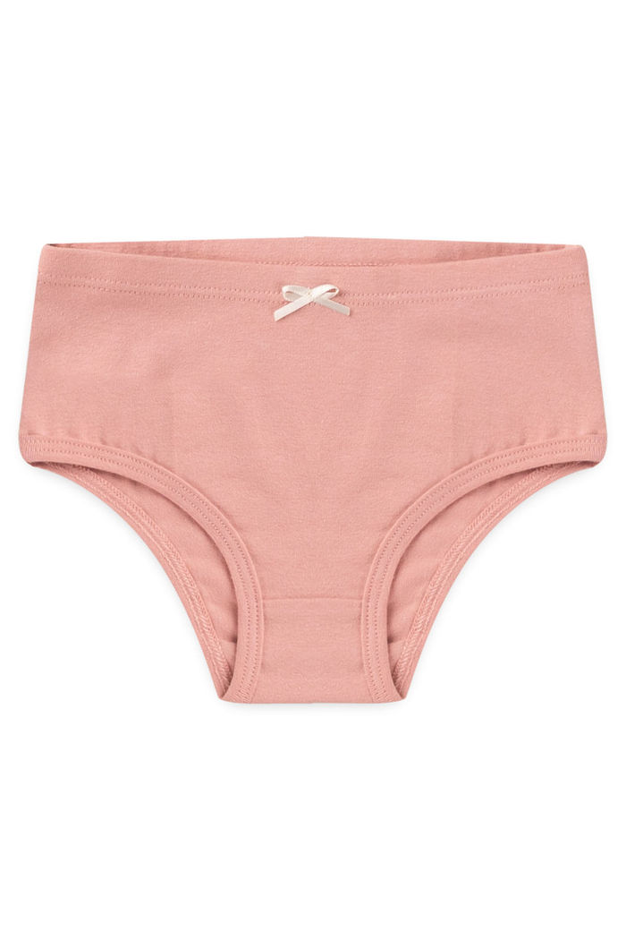 Kit 3 Peças Calcinha Infantil Menina - 1 Off e 2 Rosa