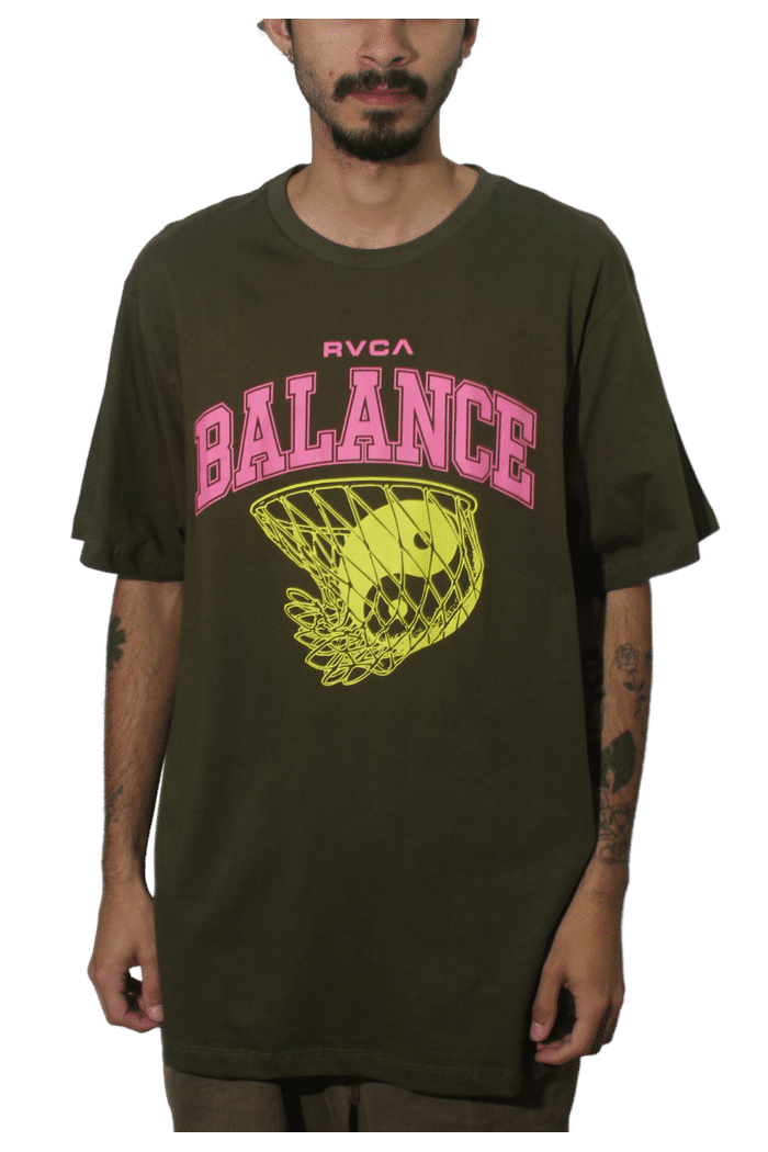 Camiseta Rvca Manga Curta All Net