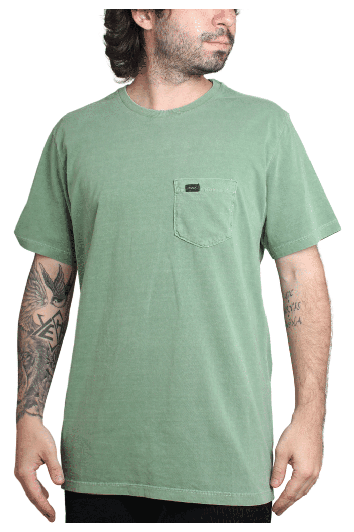 Camiseta RVCA Solo Label Pigment Dye