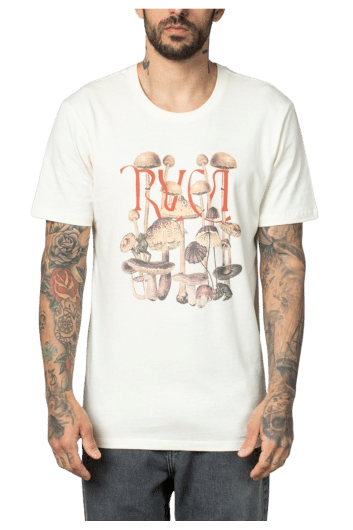 Camiseta RVCA Terrarium Off White