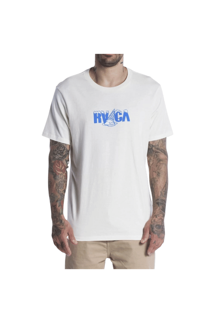 Camiseta RVCA Melted Off White
