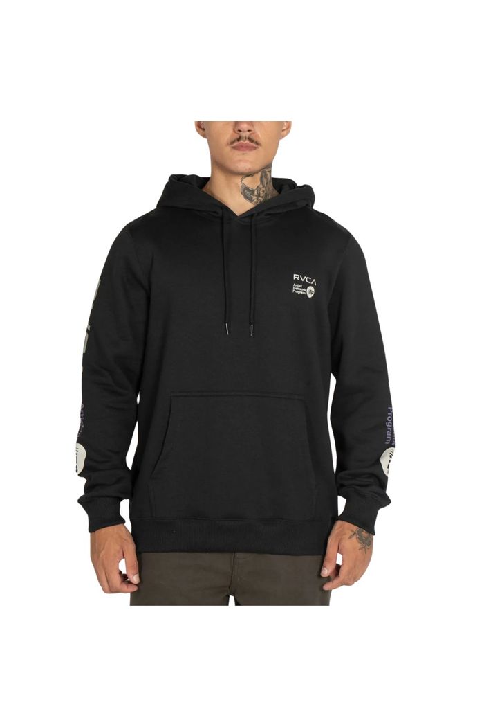 Moletom RVCA Fech Anp 270G Preto