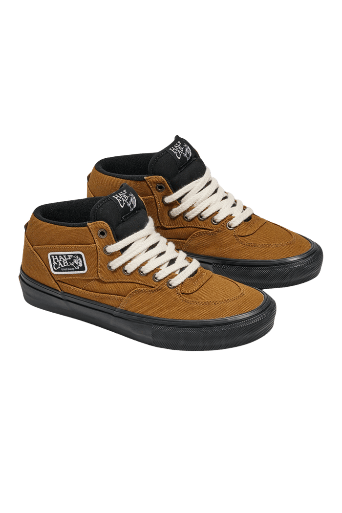 Tênis Vans Skate Half Cab Duck Canvas Gb Golden Brown Black