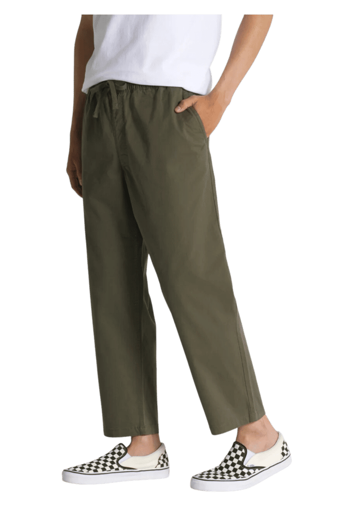 Calça Vans Range Loose Cropped Elastic Waist Grape Leaf