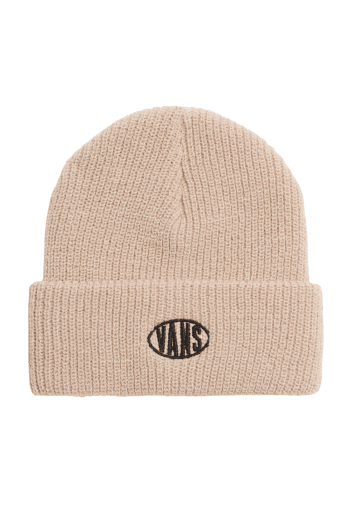 Touca Vans Spray On Cuff Beanie Oatmeal