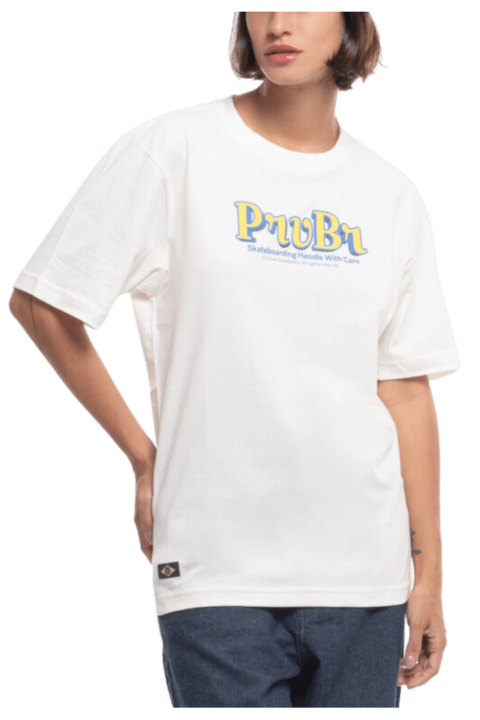 Camiseta Privê BR Off White