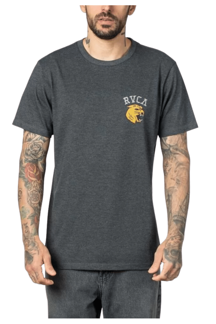 Camiseta RVCA Mascot Cinza Escuro Mescla